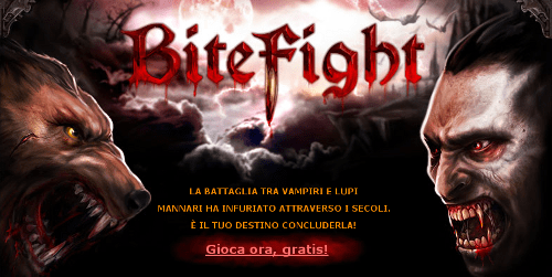 BiteFight: gdr gratis di vampiri e lupi mannari.