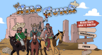 Browsergame western: Wild Guns.