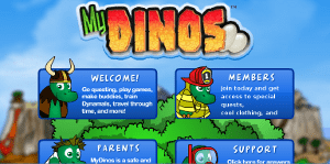 Gioco online per bambini: MyDinos