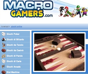 Su Macro Gamers è giochi da tavolo, scommesse, biliardo, bowling, è proprio una bisca online!
