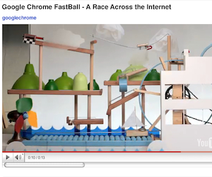 Google Chrome Fastball, gioco su youtube!