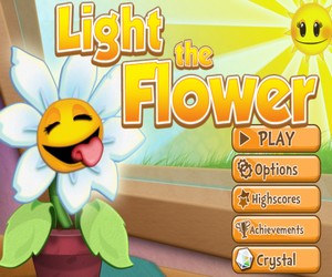 light the flower